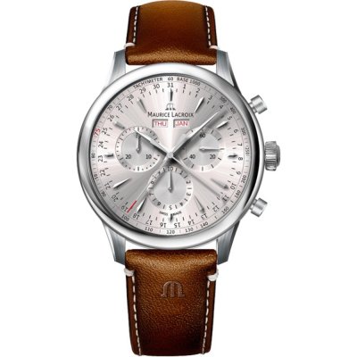 Maurice Lacroix 1975 751138-SS001-130-3 1975 Chronograph Calender Horloge
