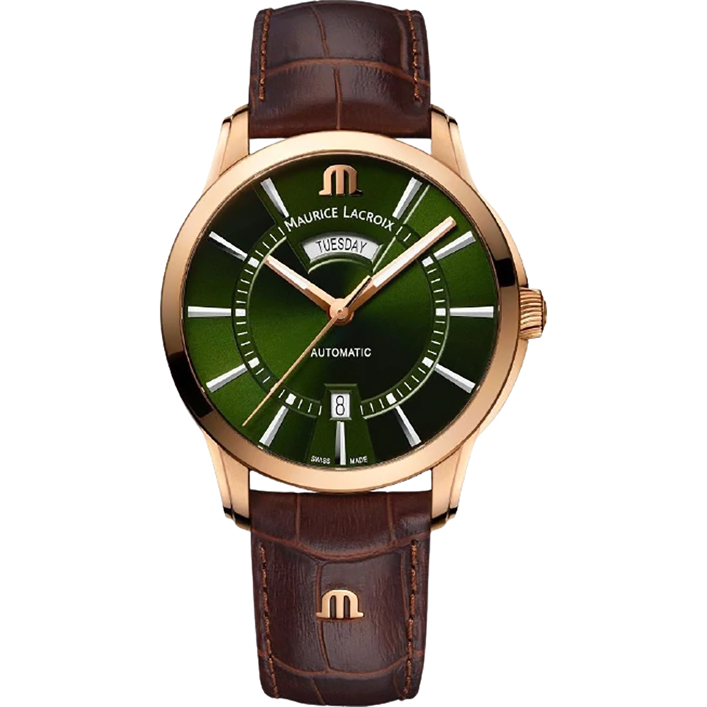 Maurice Lacroix Pontos PT6358-BRZ01-63E-3 Pontos Day-Date Horloge