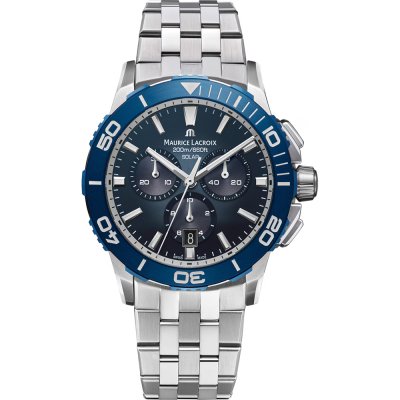 Maurice Lacroix Pontos PT1038-SSL42-430-1 Pontos S Solar Chronograph Horloge