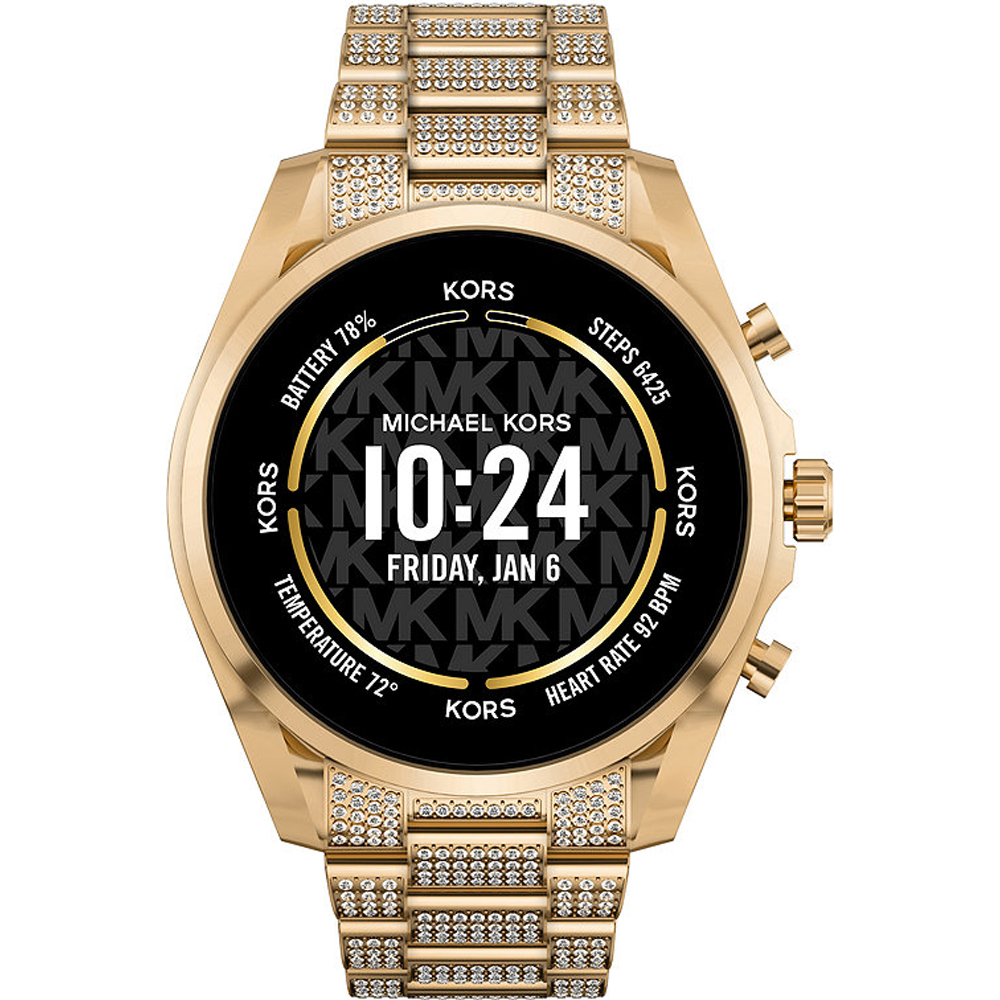 Dames Accessoires voor voor Horloges voor Michael Kors Smartwatch in het Metallic 