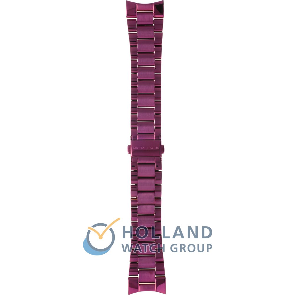 michael kors access mkt5017 bradshaw bracelet smart watch in purple