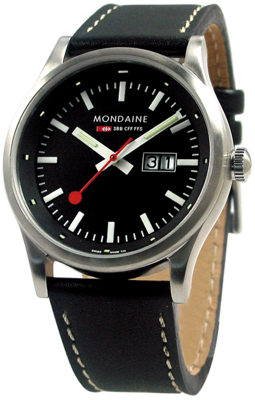 Mondaine Watch Time 3 hands Sport l Night Vision A669.30308.14SBB