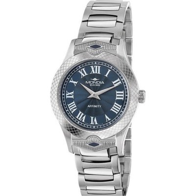 Mondia MS-206-SS-BLRM-CM Affinity Symbol Horloge