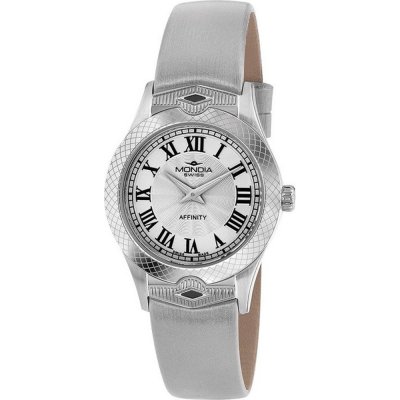 Mondia MS-206-SS-SLRM-CP Affinity Symbol Horloge
