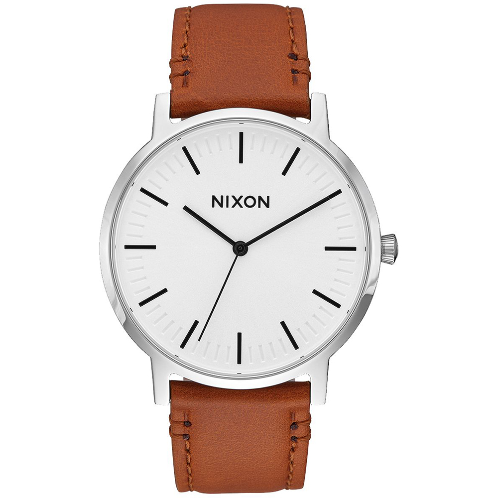 Nixon A1058-2442 The Porter Leather Horloge