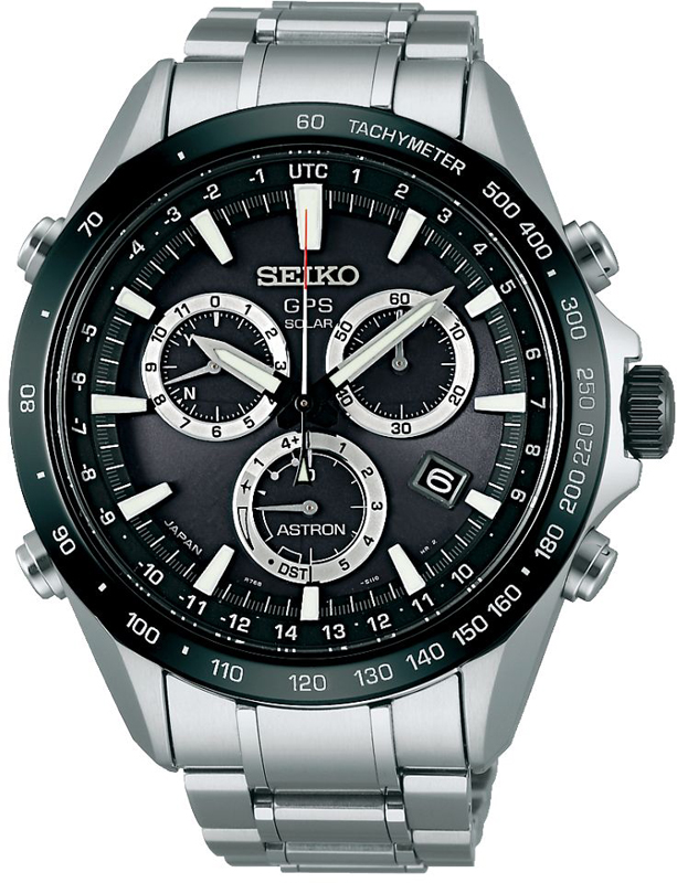 Seiko Watch Chrono Astron GPS Solar Chronograph SSE011J1