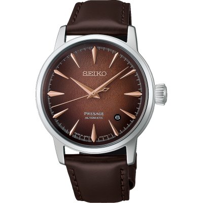 Seiko Cocktail Time HCB003J1 Presage - Cocktail Time - Crushed Ice 'Whiskey Mist' Horloge