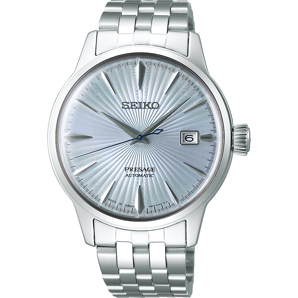 Seiko Cocktail Time SRPE19J1 Cocktail Time 'Skydiving Ice Blue' Horloge