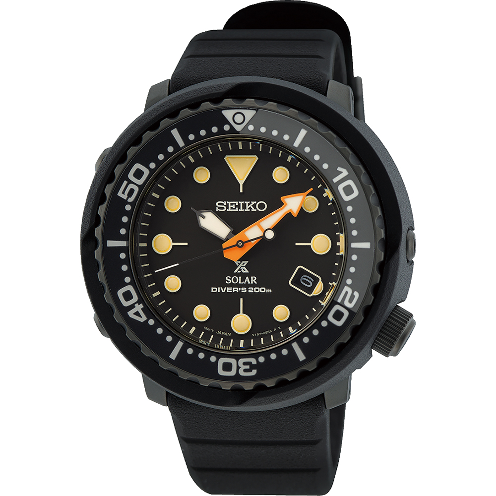 Seiko Prospex SNE577P1 Prospex - Black Series ‘Tunaʼ Horloge