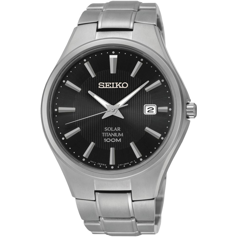 Seiko SNE377P1 Spirit Titanium Solar Horloge