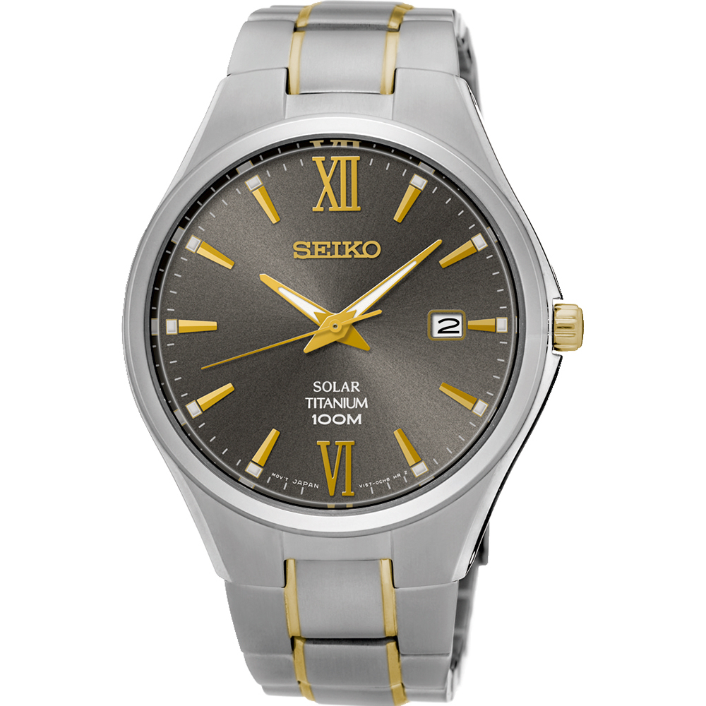 Seiko SNE409P1 Spirit Titanium Solar Horloge