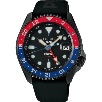 Seiko 5 Sports SSK047K1-SC Seiko 5 Sports X Pepsi Horloge