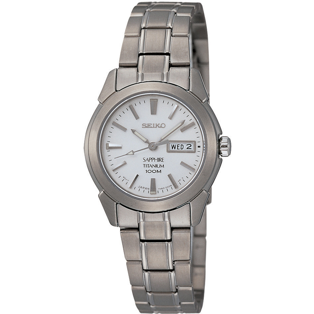 Seiko Watch Time 3 hands Ladies day-date Titanium SXA111P1