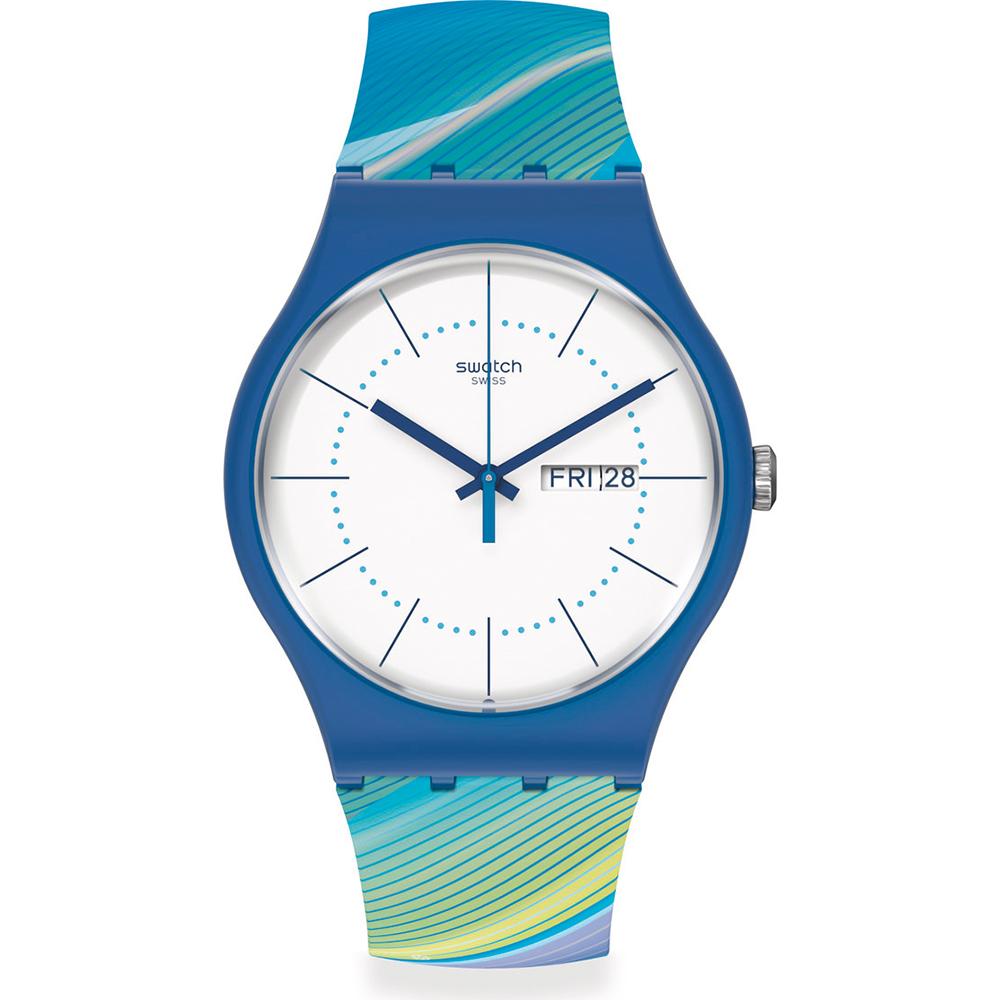 Swatch Specials SO29Z700 2022 Olympic Collection - Chinese winter scenery Horloge