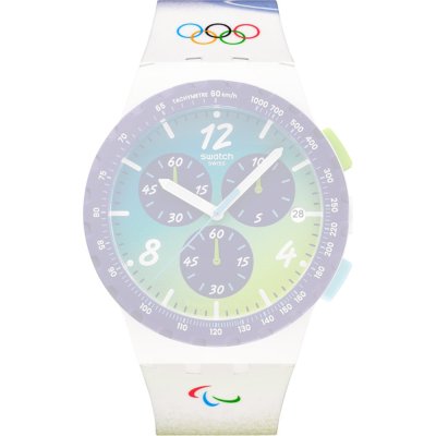 Swatch ASUSZ403 Snowy Slopes band