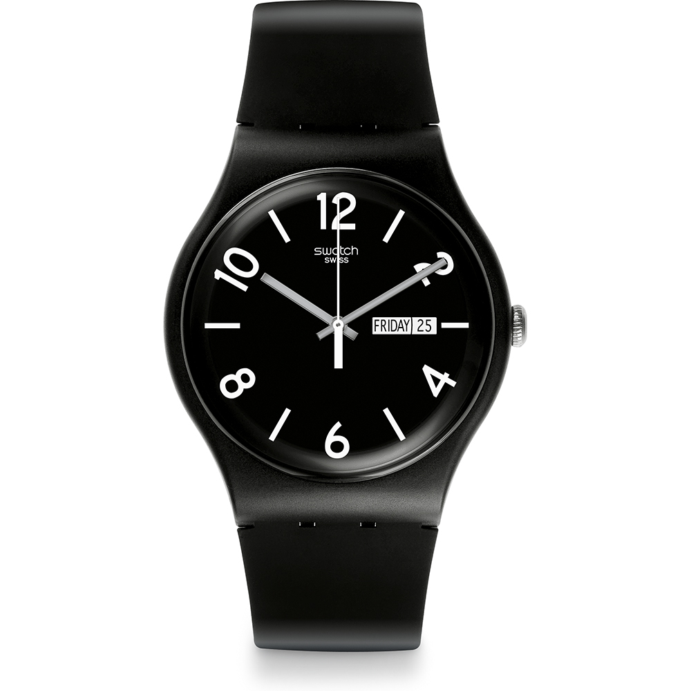 Swatch NewGent SUOB715 Backup Black Horloge