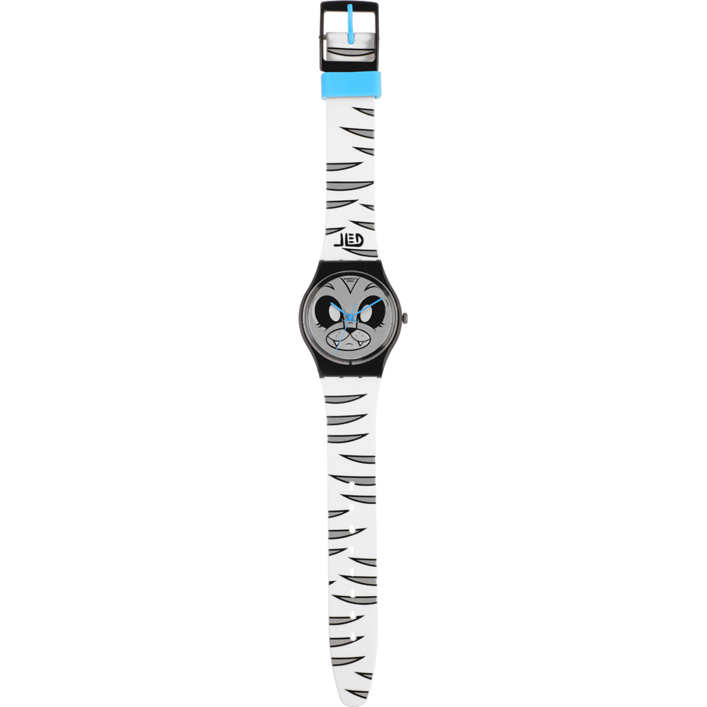 Swatch Standard Gents GB250-STD Bengali Standard (Kidrobot) Horloge