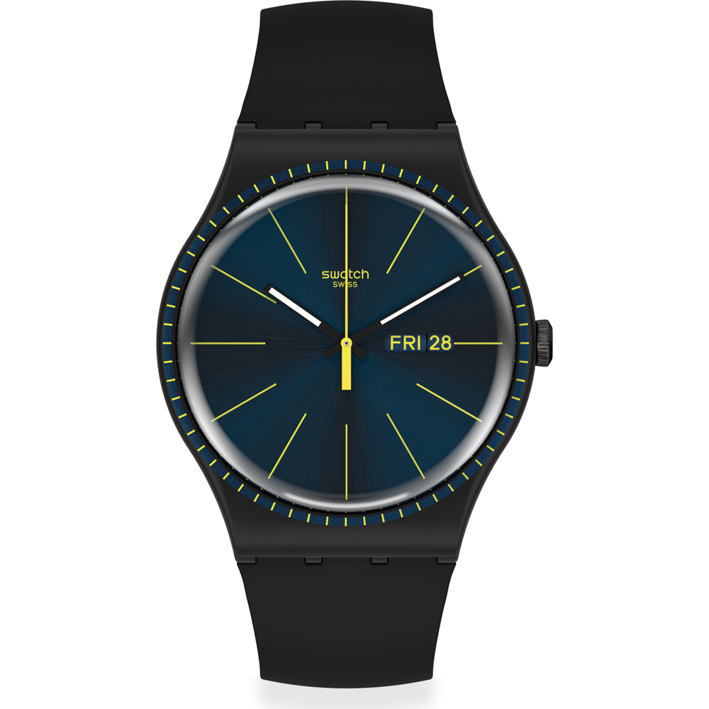 Swatch NewGent SUOB731 Black Rails Horloge