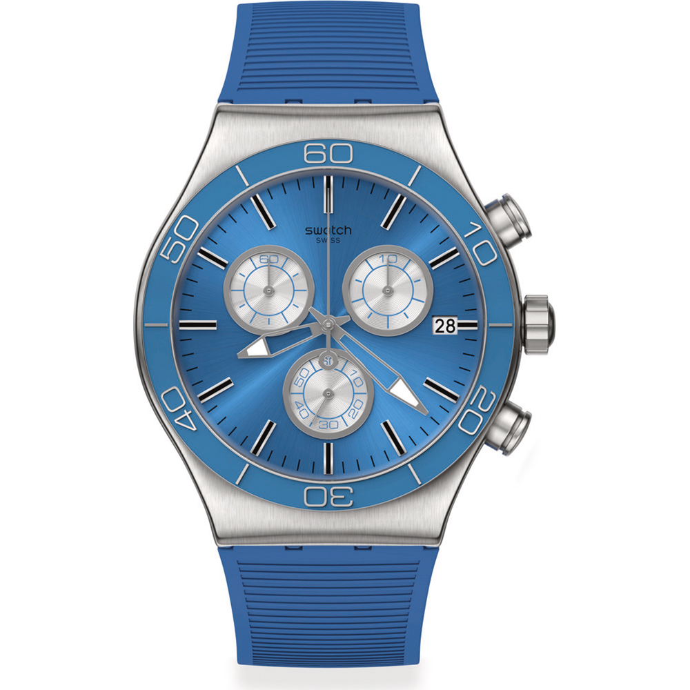 Swatch Irony - Chrono New YVS485 Blue Is All Horloge