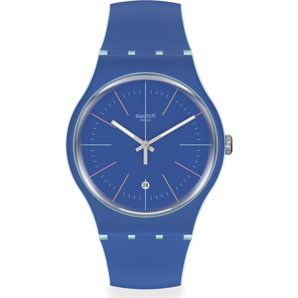 Swatch NewGent SUOS403 Blue layered Horloge