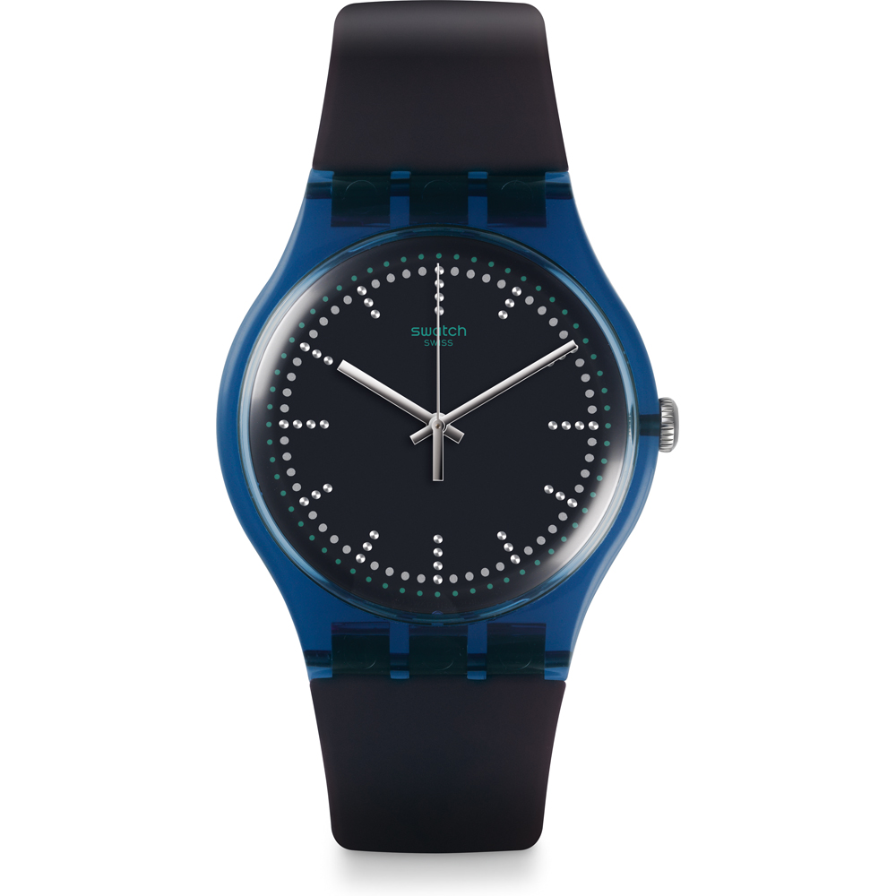 Swatch NewGent SUON121 Blue Pillow Horloge
