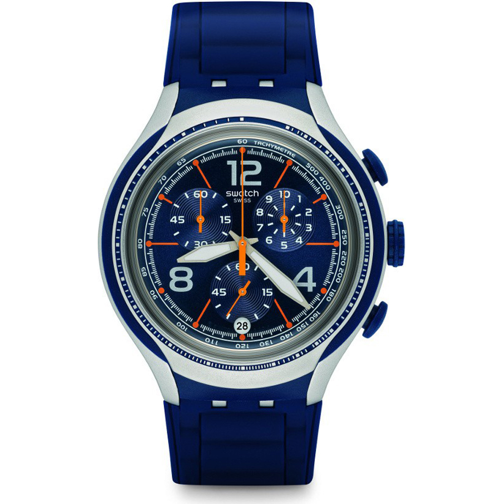 Swatch XLite Chrono YYS4015 Blue Face Horloge