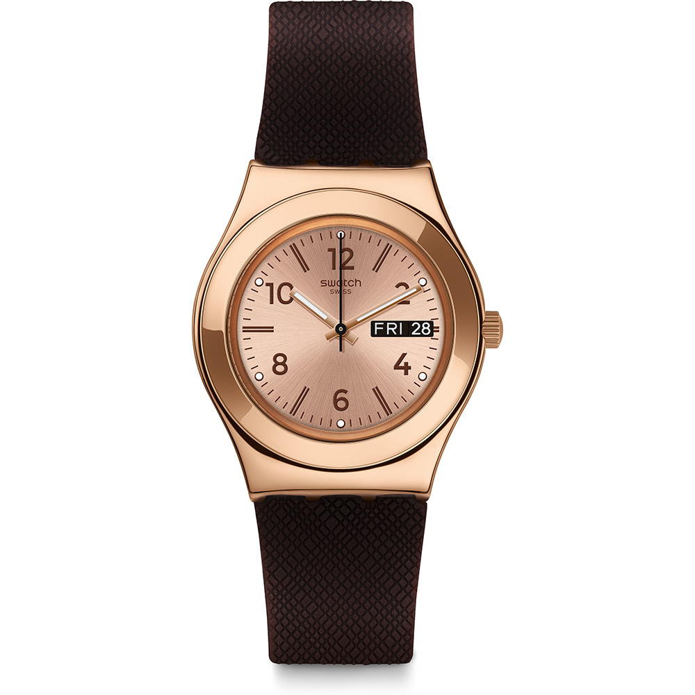 Swatch Irony Medium YLG701 Brownee Horloge