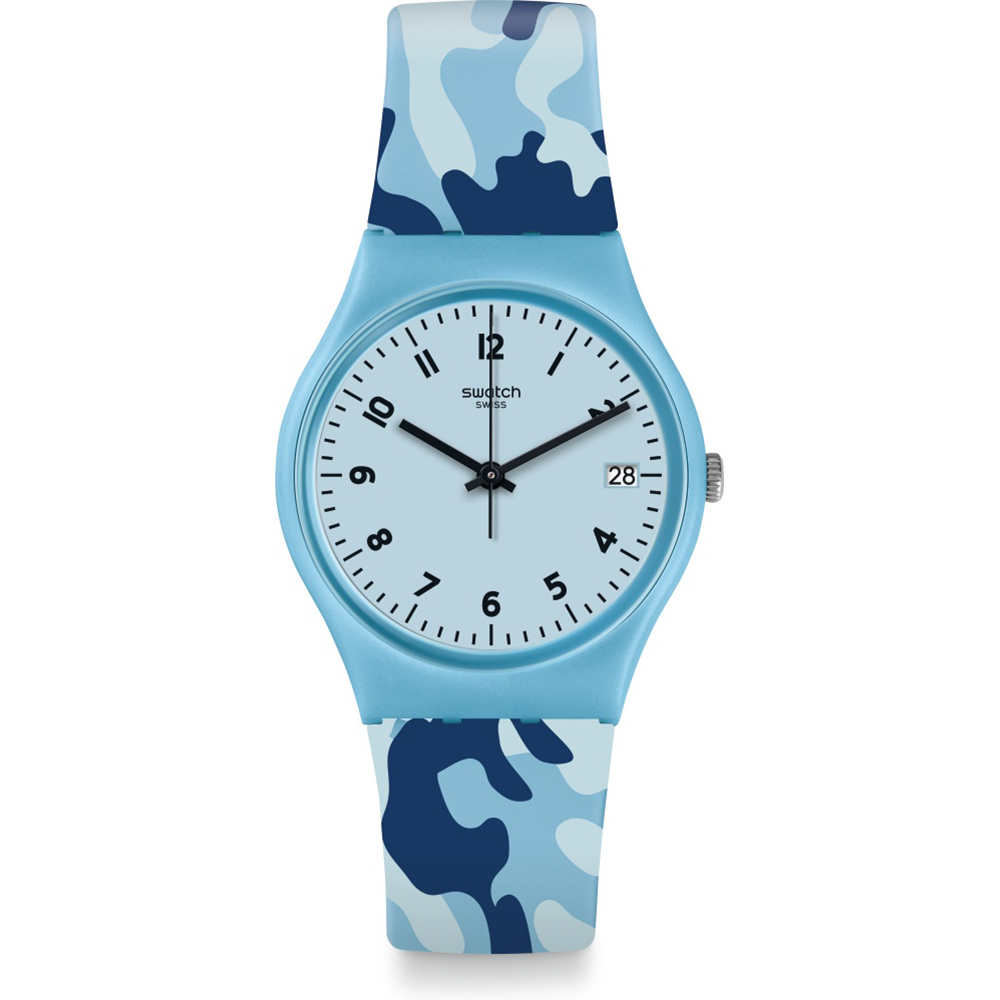 Swatch Standard Gents GS402 Camoublue Horloge