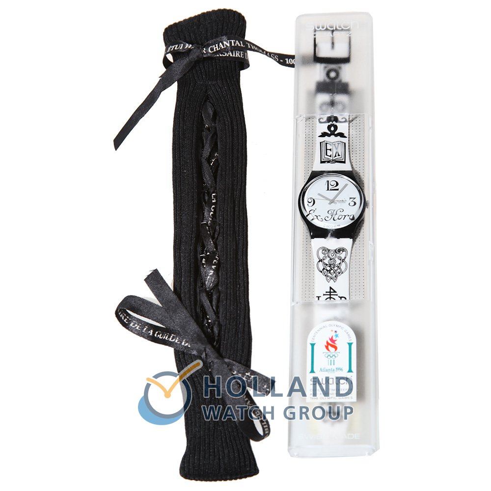 Swatch Packaging Specials GB163PACK Chantal Thomas (Black Letter) Horloge