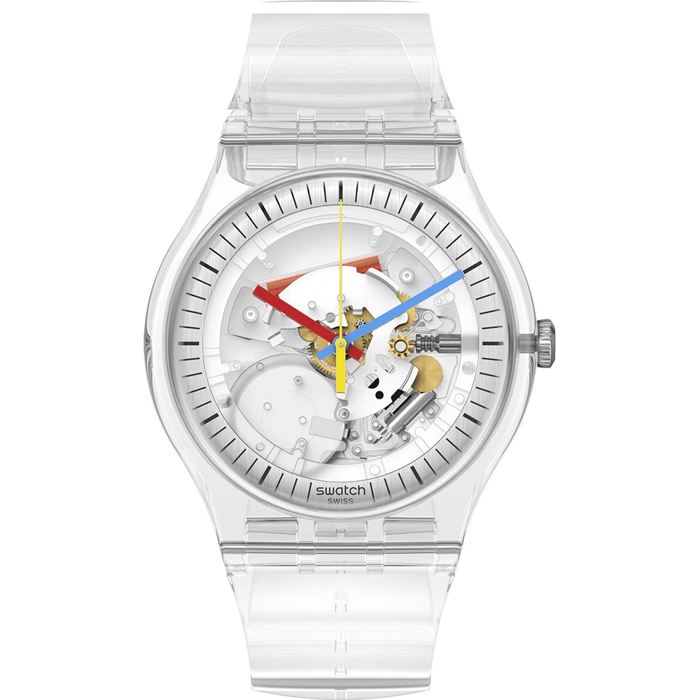 Swatch NewGent SO29K100 Clearly New Gent Horloge