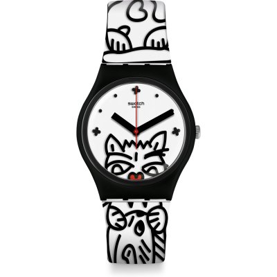 Swatch Originals Medium (34mm) GB322 Comicat Horloge