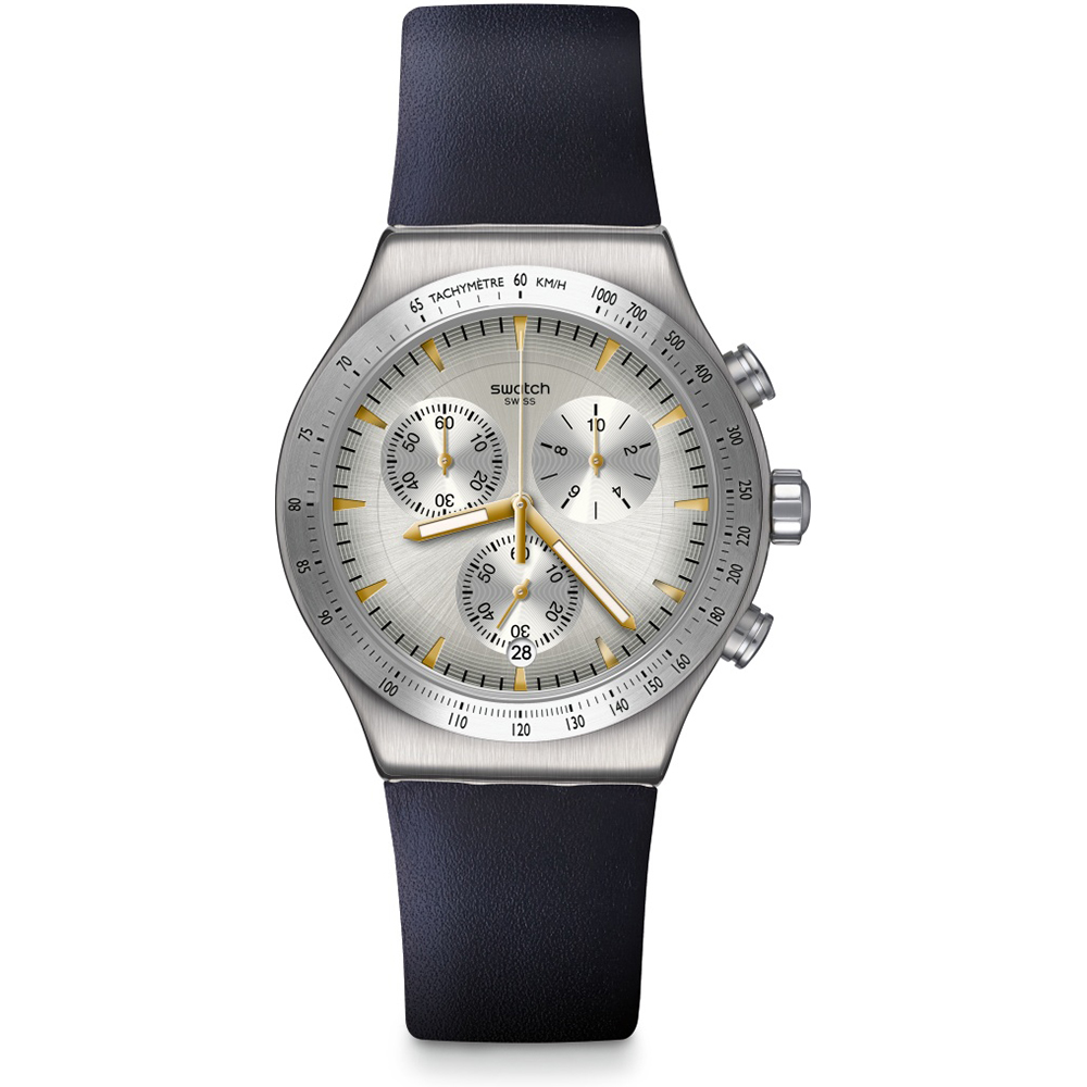 Swatch Irony - Chrono New YVS460 Darkmeblue Horloge