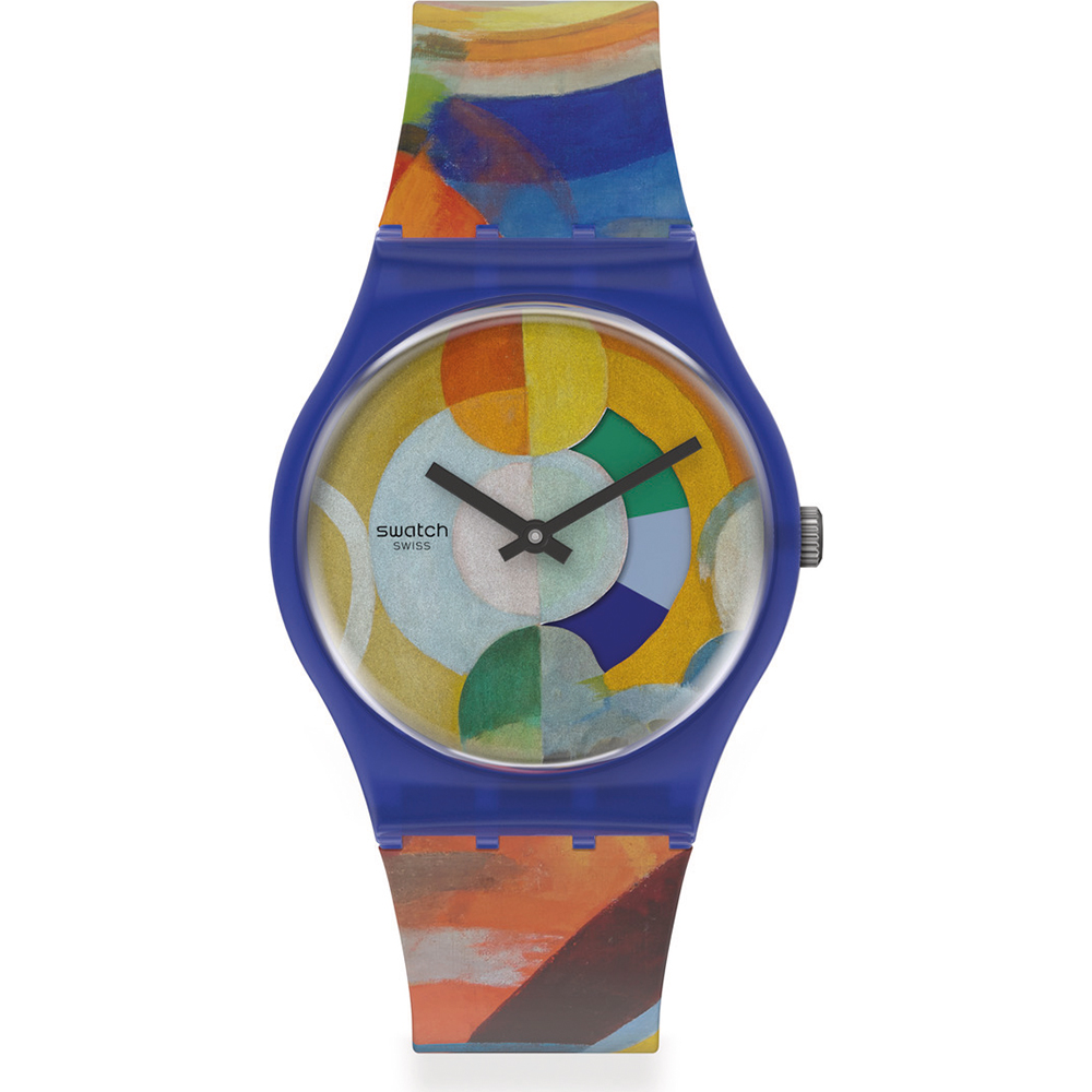 Swatch Speciale en gelimiteerde uitgaven GZ712 Swatch x Centre Pompidou  horloge • EAN: 7610522848382 • Horloge.be