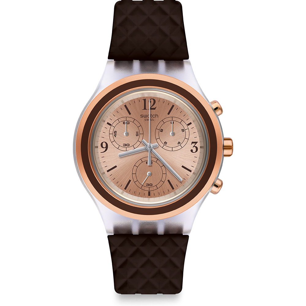 Swatch Chrono SVCK1005 Elebrown Horloge