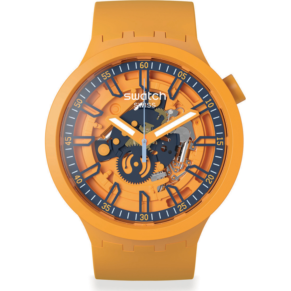 Swatch Big Bold SB01O101 Fresh Orange Horloge
