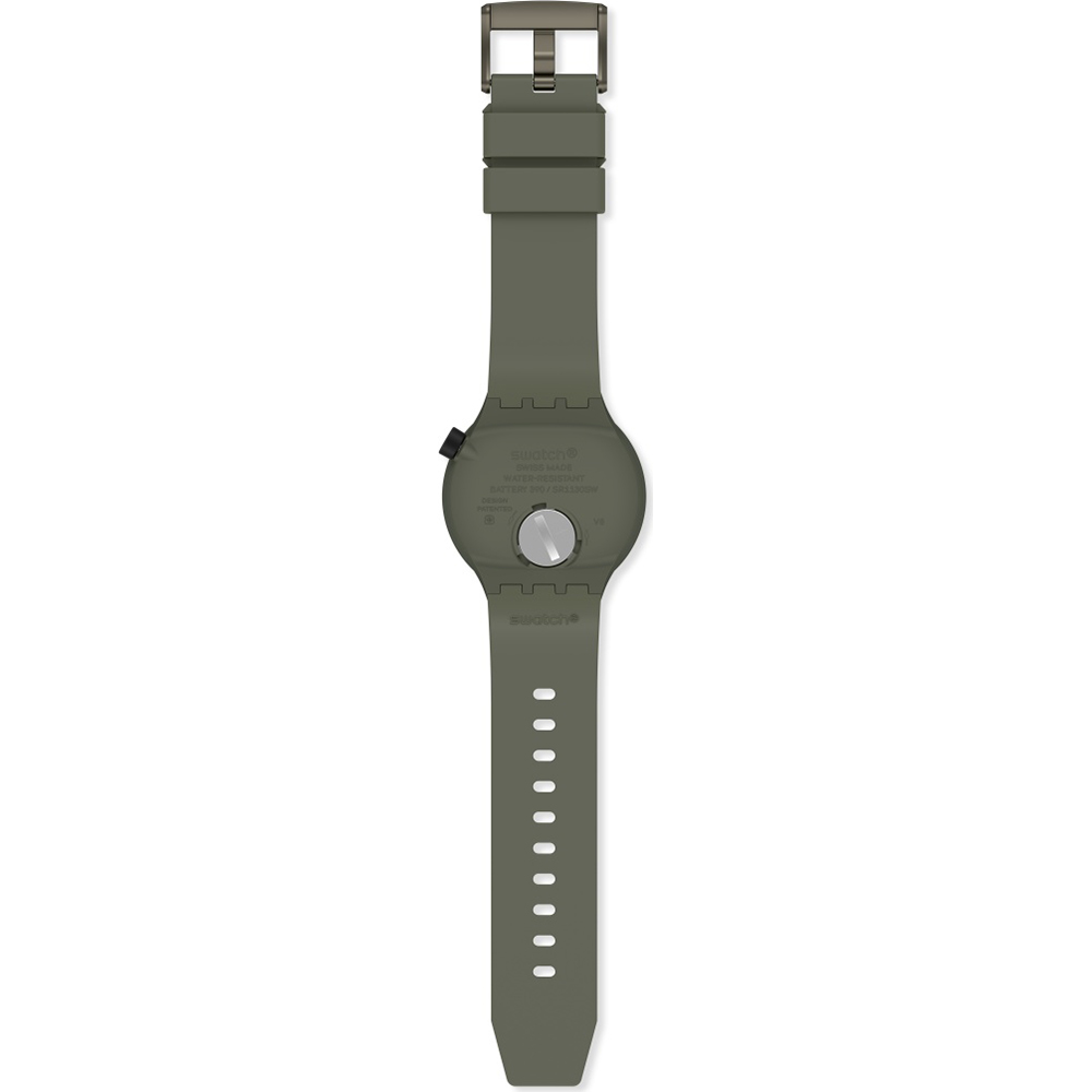 Swatch Big Bold SO27M105 Futuristic Green horloge • EAN: 7610522834033 •  Horloge.be