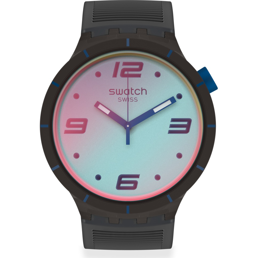 Swatch Big Bold SO27B121 Futuristic Grey Horloge