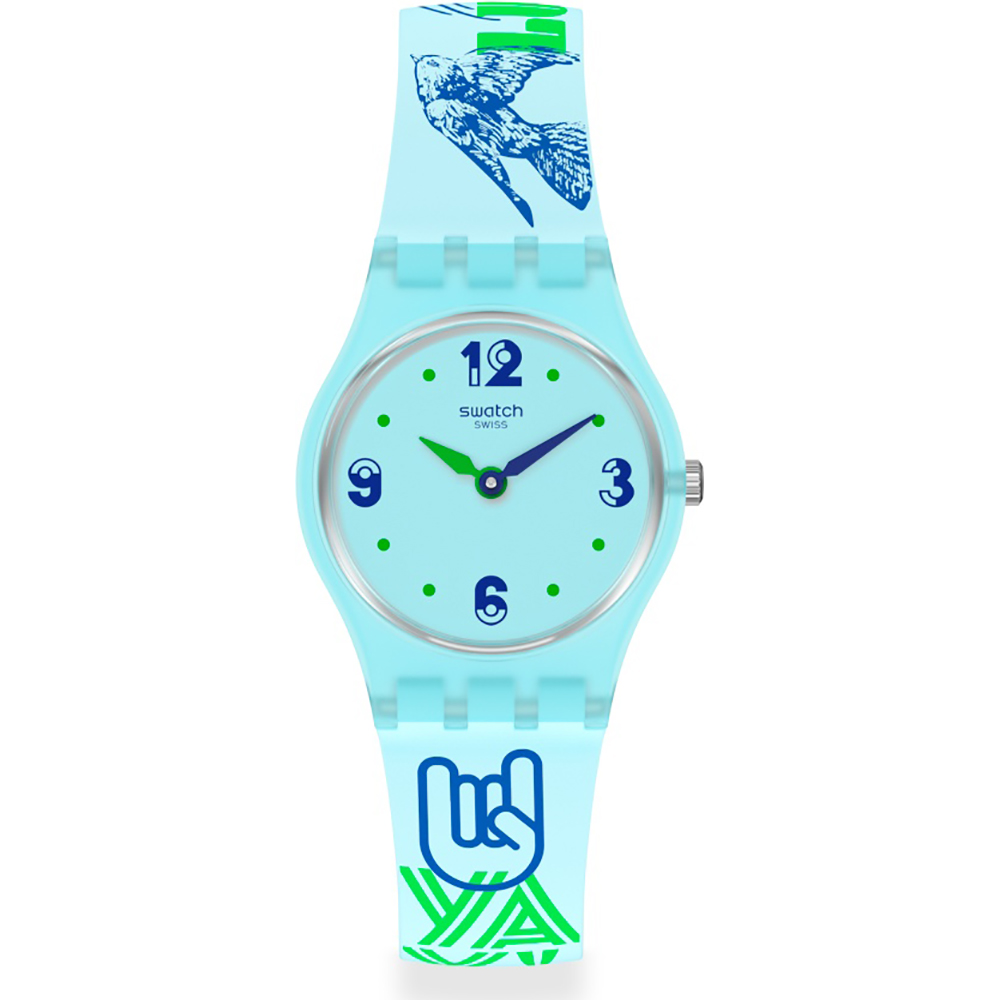Swatch Standard Ladies LN157 #Greentouche Horloge