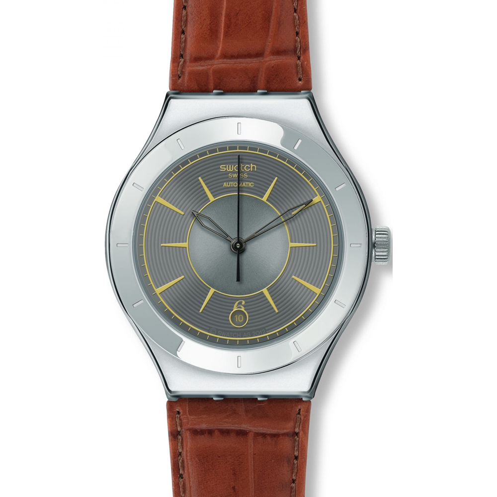 Swatch Automatic YAS406 Grey Sky Horloge
