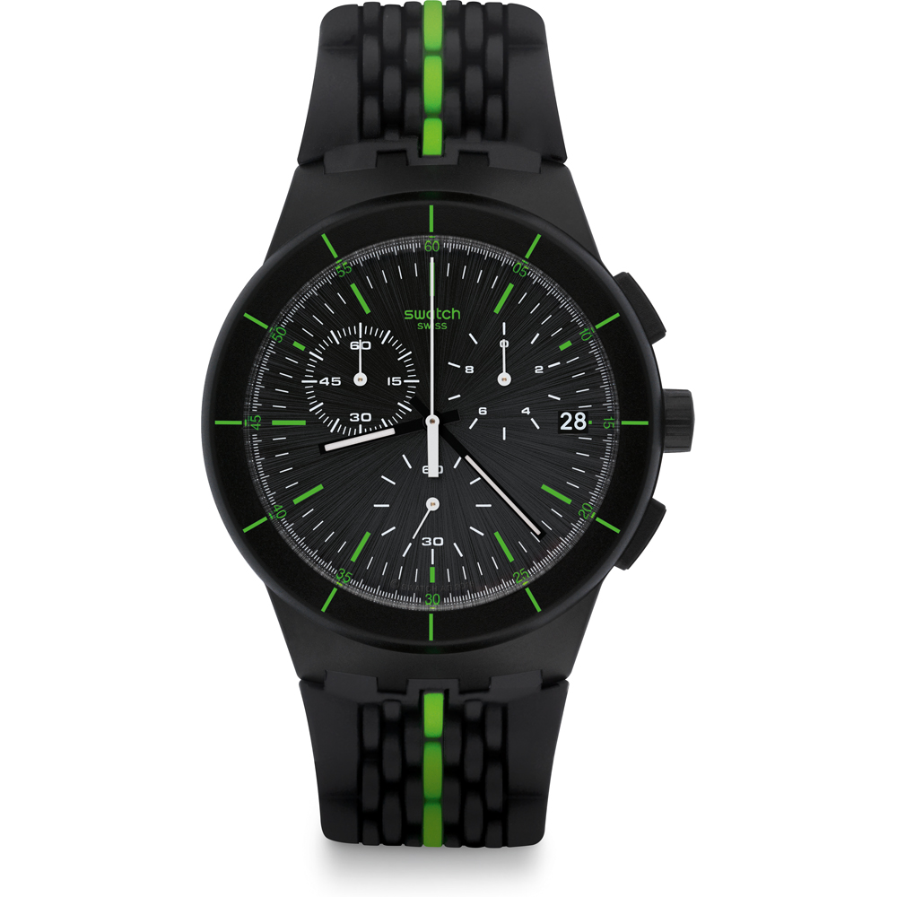Swatch New Chrono Plastic SUSB409 Laser Track Horloge