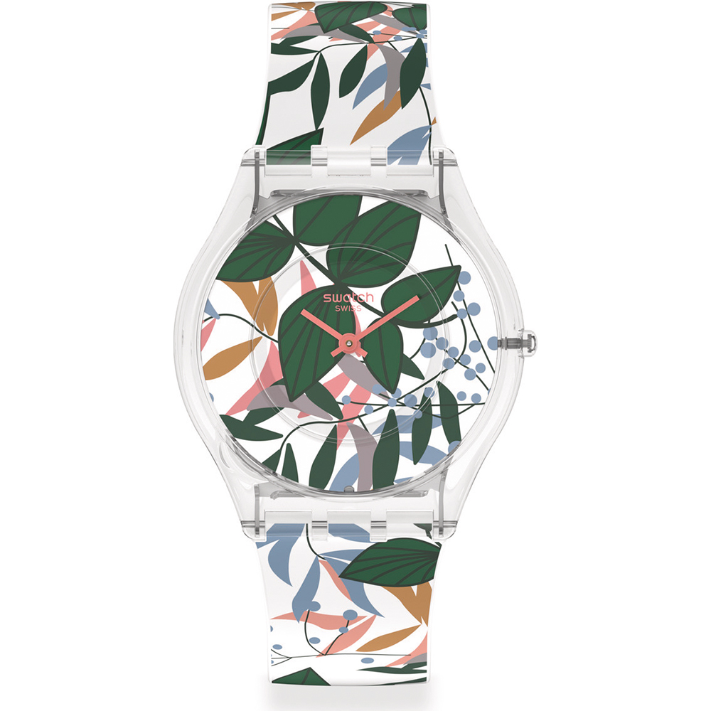 Swatch Skin SS08K111 Leaves Jungle Horloge