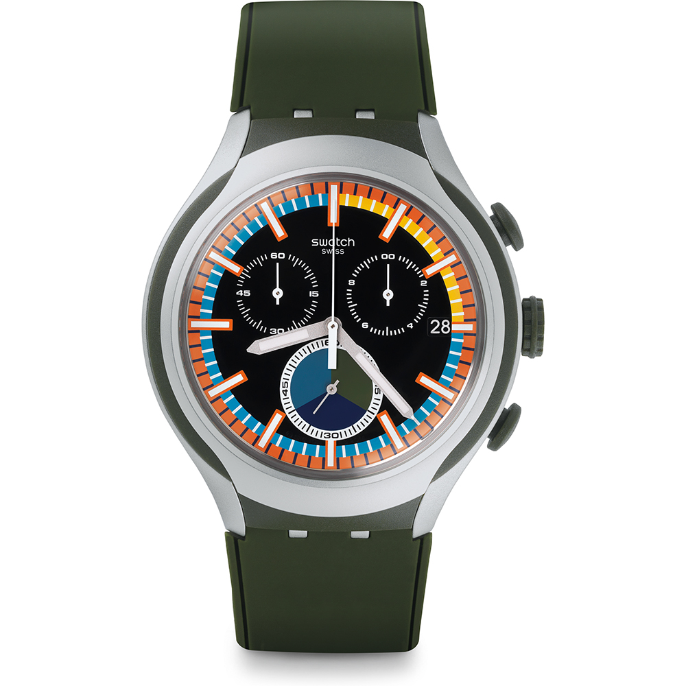 Swatch XLite Chrono YYS4009 Moss Horloge