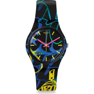 Swatch Originals Medium (34mm) GB318 Nightclub  Horloge