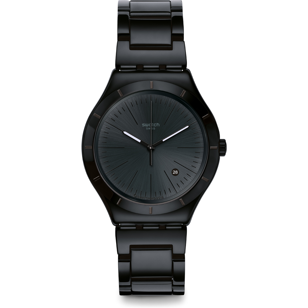 Swatch New Irony Big Classic YWB404G Noir Intense Horloge