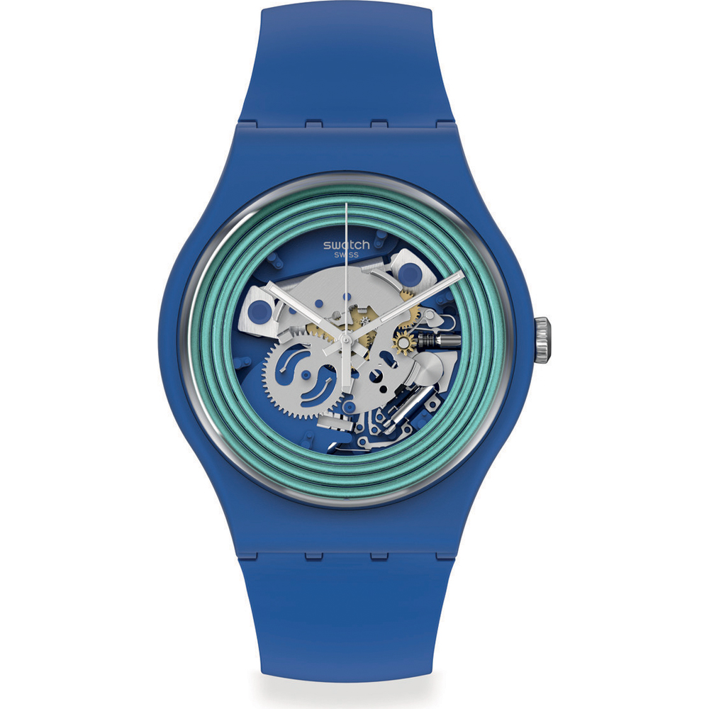Swatch Big Bold SO29N104 One More Thing - Blue Rings Horloge