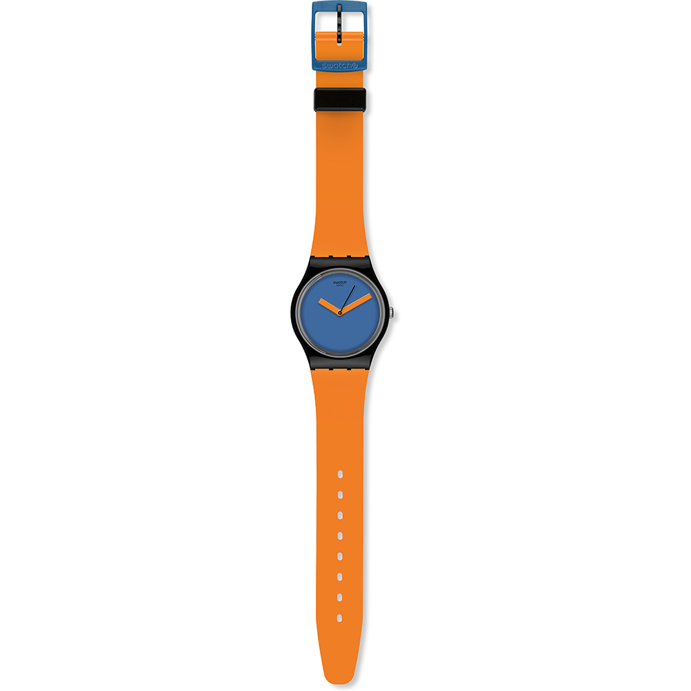 Swatch Standard Gents GB268 Orange ‘N Petrol Horloge