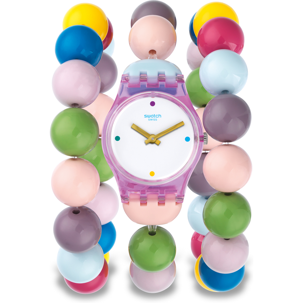 Swatch Standard Ladies LP148B Party Beads S Horloge