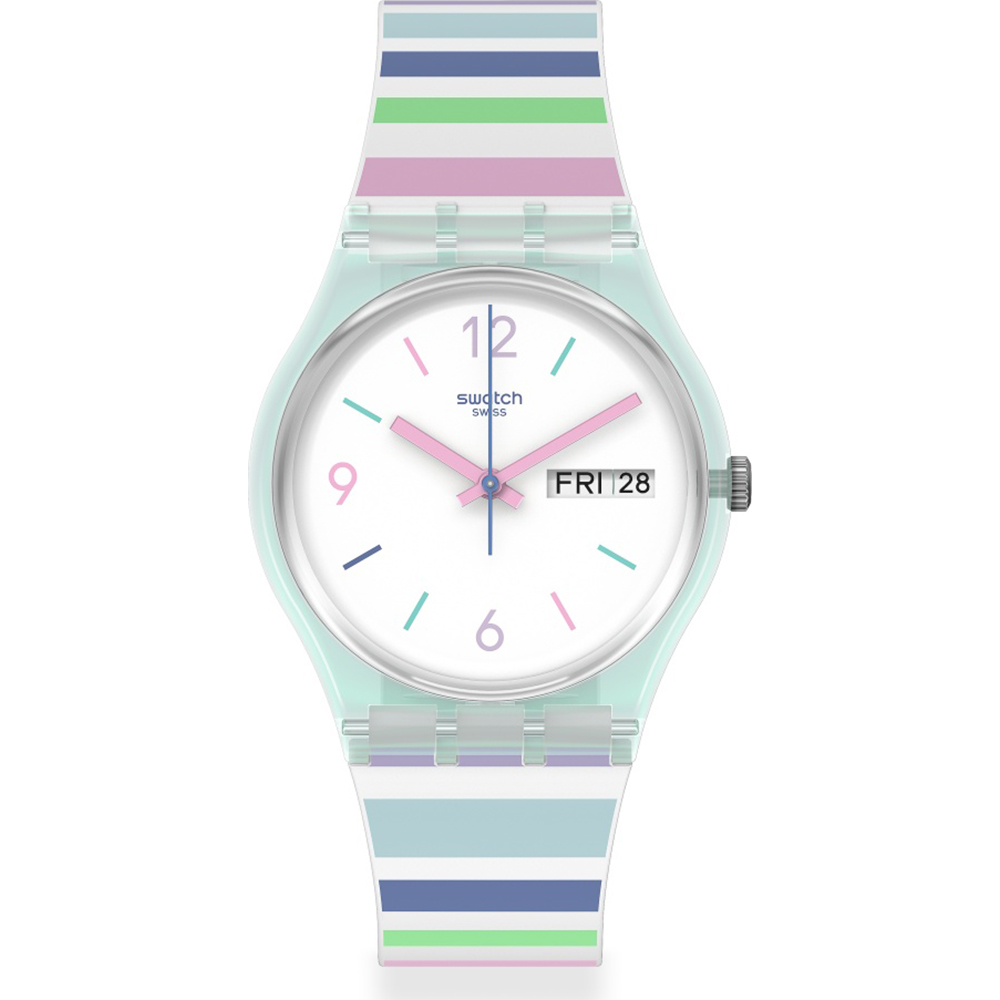 Swatch Standard Gents GL702 Pastel Zebra Horloge