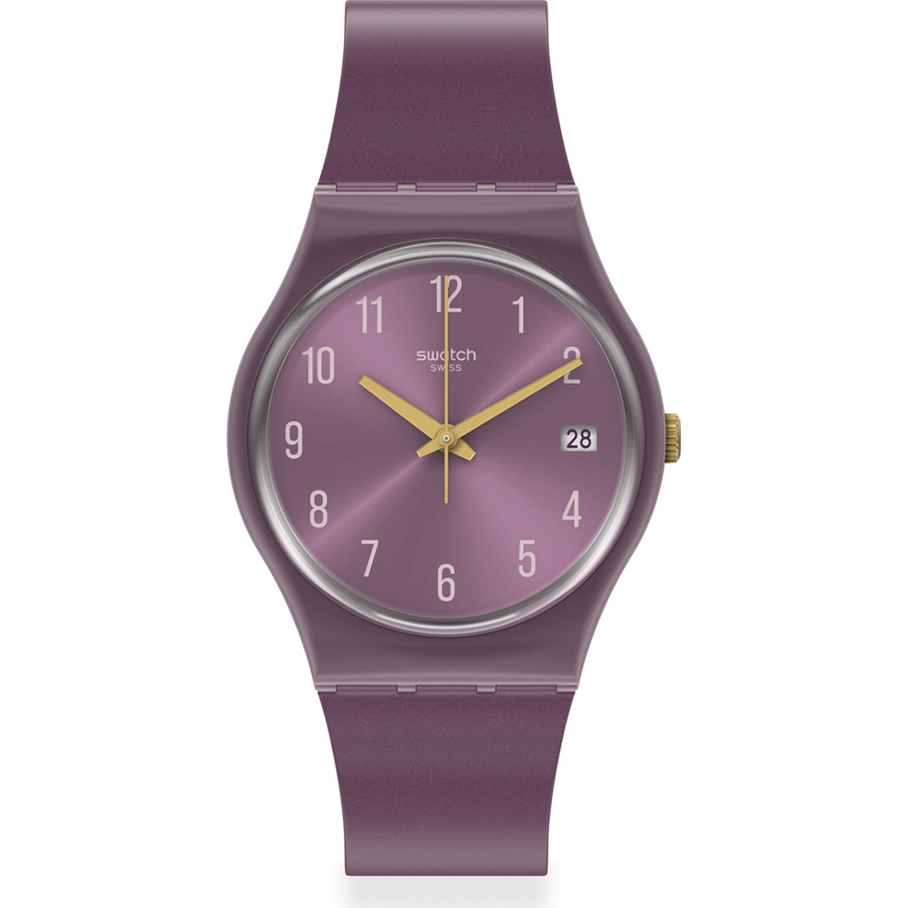 Swatch Standard Gents GV403 Pearly Purple Horloge