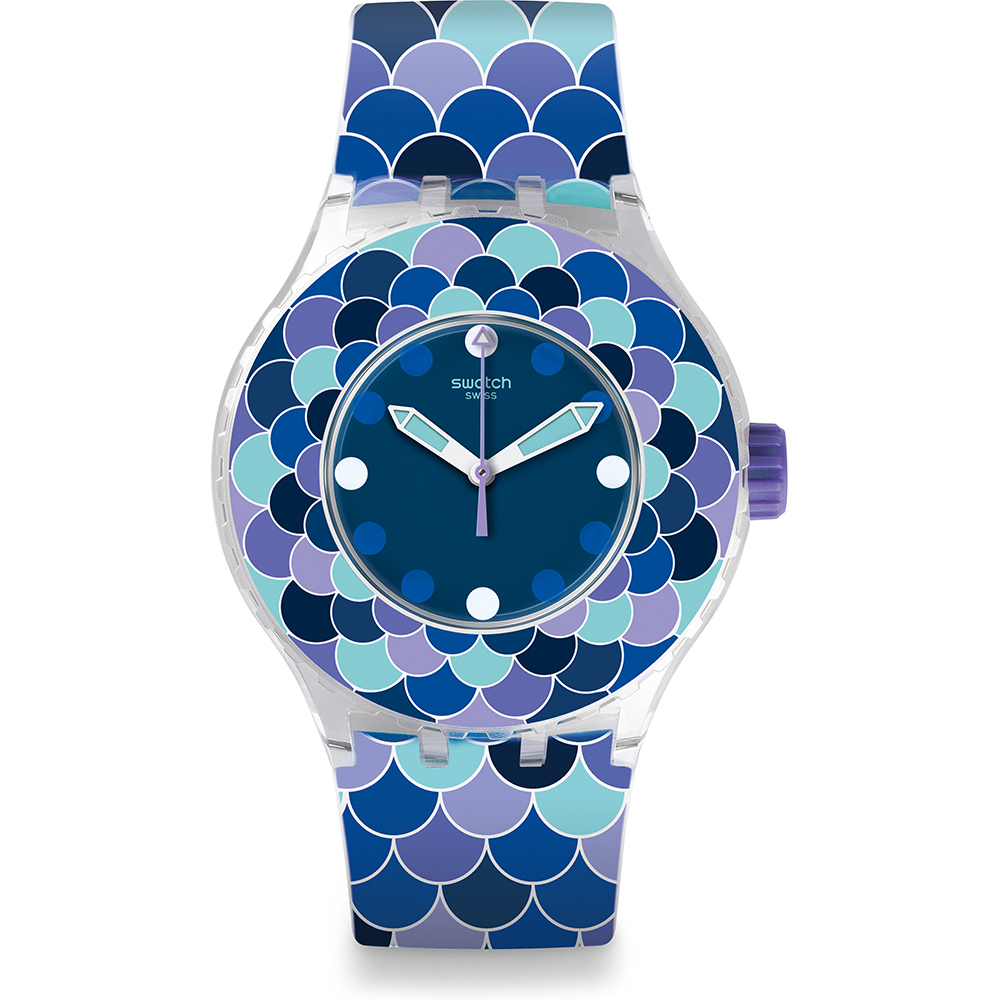 Swatch Scuba Libre SUUK110 Pedrinha Azul Horloge